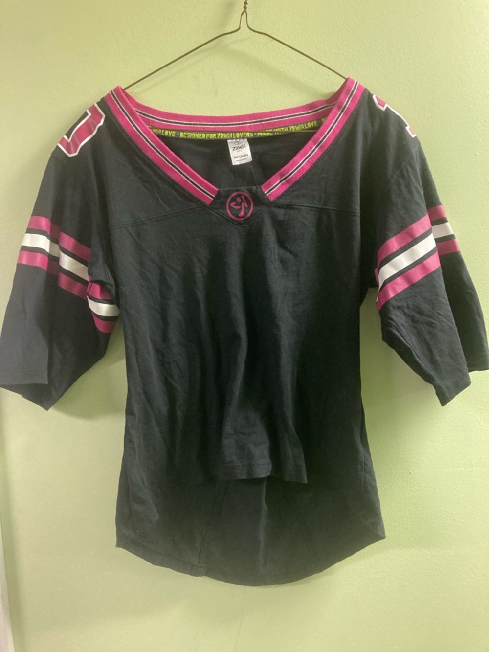 Zumba Fitness Sporty Jersey Shirt